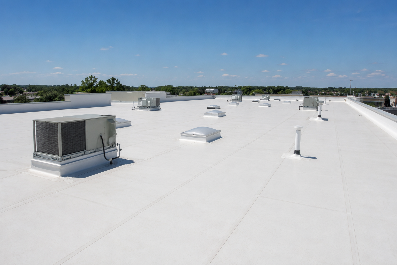 Commercial roofing project